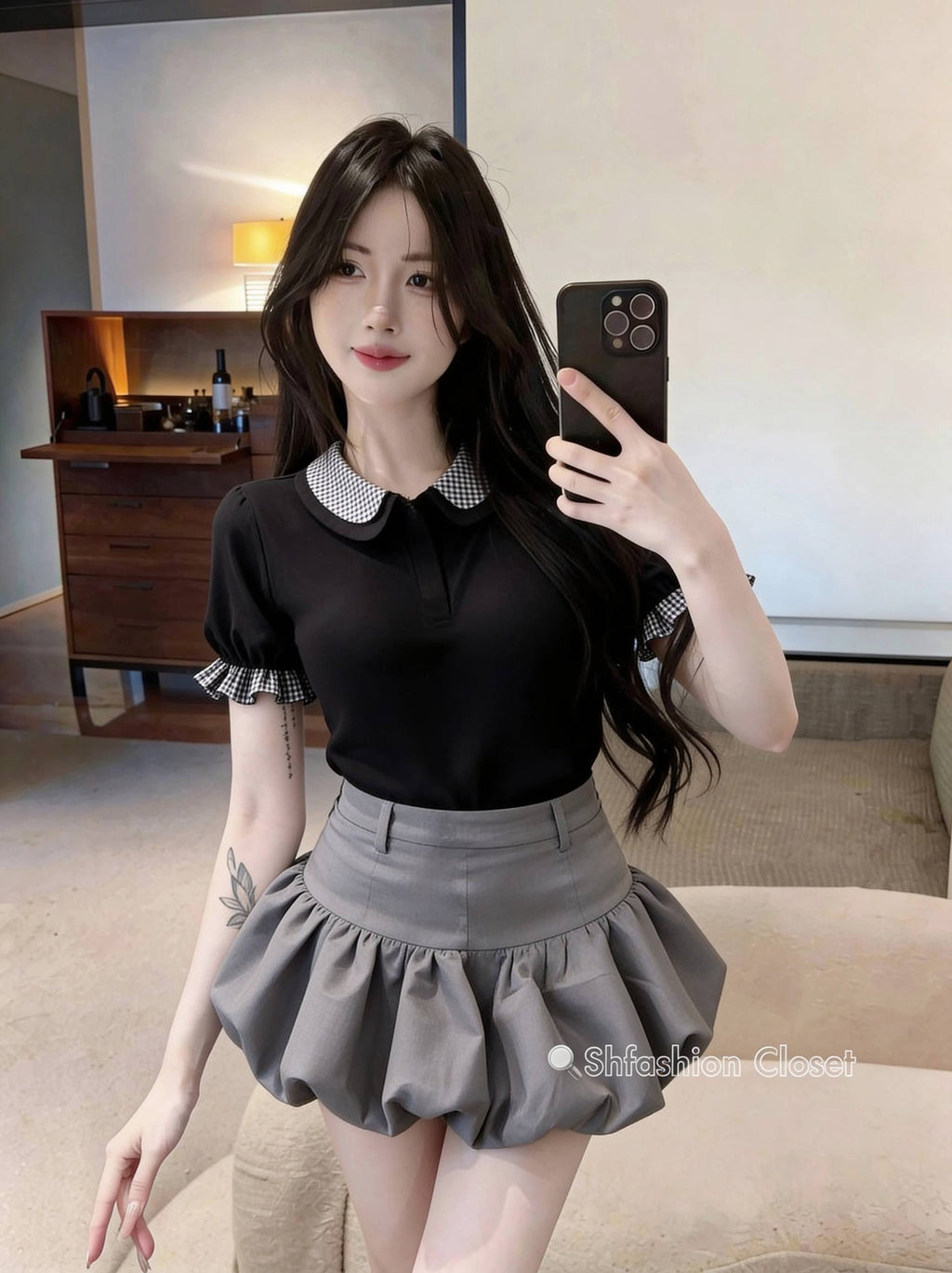 ✨ 学院风显瘦套装